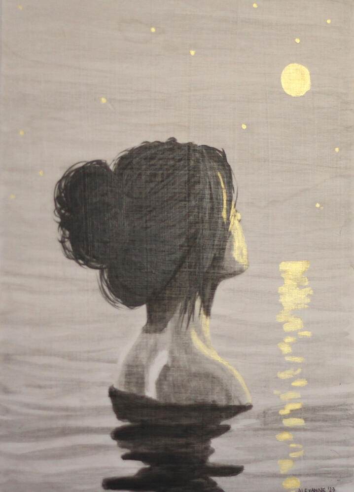 Bain de minuit 5"x7" : 10$ 7"x10" : 15$